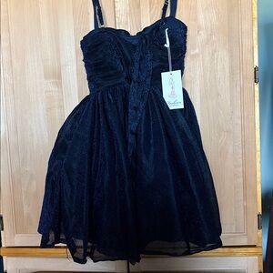 Elegant Navy Mini Dress